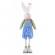 Figurina iepuras paste textil boy cu picioare modelabile 33 cm x 19 cm x 88 h