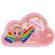 Bila efervescenta de baie pentru copii little princess rainbow trail effect, accentra, 3555135, 110g