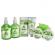 Set 7 produse cosmetice  pentru baie cu aloe vera complete bath idc institute 42131, 830 ml