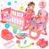 Papusa interactiva 35 cm cu scaun de masa,patut,12 sunete si diverse accesorii	