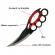Cutit de vanatoare cobra red, ideallstore®, 25 cm, husa inclusa