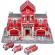 Set constructie puzzle 3d statie de pompieri fiesta crafts 72 piese