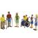 Set de 6 figurine persoane cu handicap - miniland