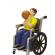 Set de 6 figurine persoane cu handicap - miniland