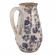 Carafa decorativa ceramica bej albastra 17x13x22 cm