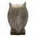 Figurina bufnita ceramica gri 17x13x29 cm