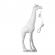 Lampadar polirasina alba girafa 48x18x99 cm