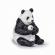 Papo figurina urs panda sezand cu pui in brate