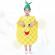 Costum fruct ananas, ideallstore®, galben, marime universala