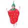 Costum fruct capsuna, ideallstore®, rosu, marime universala