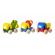 Set 3 camioane din lemn orange tree toys