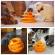 Jucarie pentru pisici turn cu bilute colorate, portocaliu, 24.5 x 15.5 x 13.5 cm, Bright & homely, BH071