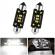 Set 2 becuri auto 10led t10 c5w, 41mm, canbus, 6000k, 800lm, 12v