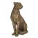 Figurina pantera polirasina aurie 14x11x27 cm