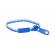Bratara tip fermoar, Zipper Bracelet, alb/albastru inchis, 19 cm, Vivo