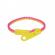 Bratara tip fermoar, Zipper Bracelet, roz/galben, 19 cm, Vivo