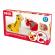 Set constructie girafa si elefant cu magnet brio