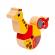 Set constructie girafa si elefant cu magnet brio