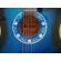 Chitara clasica din lemn 95 cm, cutaway, albastru marin