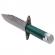 Set doua cutite de vanatoare , tactical knife, ideallstore®, otel inoxidabil, verde, 35 cm