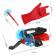 Set doua manusi cu ventuze, sfoara si figurina spiderman, ideallstore®, rosu