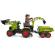 Tractor cu pedale pentru copii falk 1010w claas axos cu cupa, excavator si