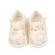 Pantofiori ivoire cu floricele imprimate (marime disponibila: 3-6 luni (marimea