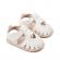 Sandalute albe cu inimioara decupata (marime disponibila: 12-18 luni (marimea