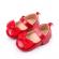 Pantofiori rosii din lac cu fundita - elegant (marime disponibila: 0-3 luni)