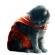 Chiloti pentru pisici tip salopeta sanitara - PetaS marime L ,38 cm