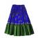 Costum etno-tiganesc Gipsy Style albastru-verde ,fete 10 ani ,140 cm