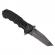 Briceag de vanatoare ideallstore®, predator blade, otel inoxidabil, 22.5 cm, negru, teaca inclusa