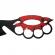 Set doua cutite de vanatoare, cobra red, ideallstore®, negru, husa inclusa