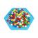 Joc educativ mozaic, technok, 220 de pioneze colorate