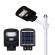 Lampa led cu suport de prindere, panou solar, telecomanda, 100w