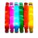 Set 6 tuburi antistres, flippy, cu lumina led, fidget pop tube, multicolor
