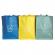 Set 3 sacose pentru reciclarea deseurilor menajere, multicolor, Vivo, RB100