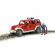Jeep wrangler unlimited rubicon de pompieri cu figurina bruder