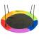 Leagan pentru copii rotund tip cuib de barza suspendat 100 cm ecotoys mir6001- multicolor
