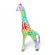 Girafa gigant din plus rainbow melissa and doug