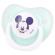 Set 2 suzete ortodontice disney mickey din silicon cu capac de protectie 0-6 luni