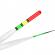 Set 50 x pluta pescuit 12/14/16 cm, material pe, multicolor