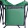 Set doua scaune camping / pescuit, pliabile, verde, 96 x 54 x 86 cm, Vivo AC03