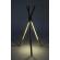 Lampadar bambus natur cu led arusha 51 cm x 47 cm x 109 h
