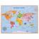 Puzzle din lemn - harta lumii (35 piese)