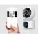 Camera Video Supraveghere WiFi cu 355° Rotativa si o Camera Fixa: Monitorizare Integrala cu Aplicatie Smart