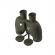 Binocul profesional cu compas si busola electronica, ideallstore®, verde, 10x50