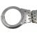Catuse cu balama ideallstore®, tight lock, otel inoxidabil, 20 cm, husa inclusa