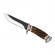 Cutit de vanatoare, ideallstore®, deer corn, 26 cm, otel inoxidabil