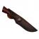 Cutit de vanatoare, ideallstore®, fixed blade, husa piele, otel damasc